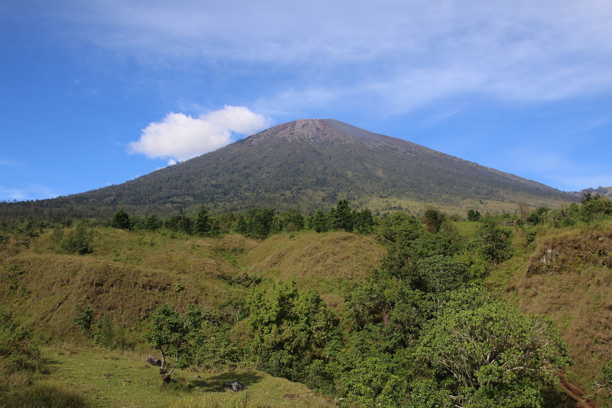Monte Rinjani, Indonesia