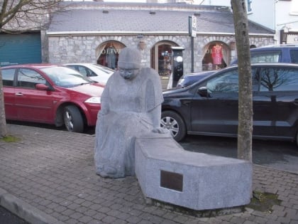 weathered woman sculpture ennis