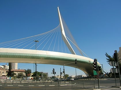 puente atirantado de jerusalen