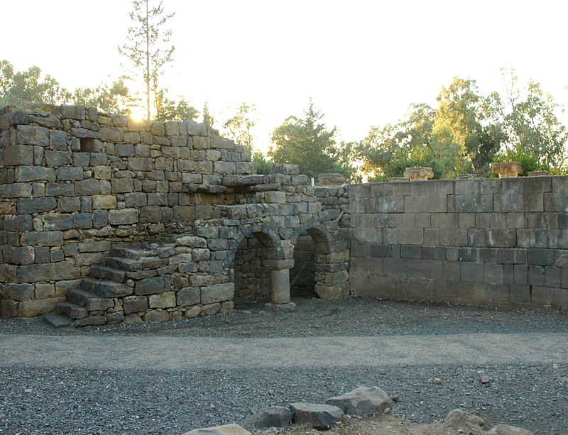 Katzrin ancient village and synagogue