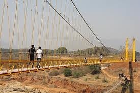 hanging bridge at chekaguda rayagada