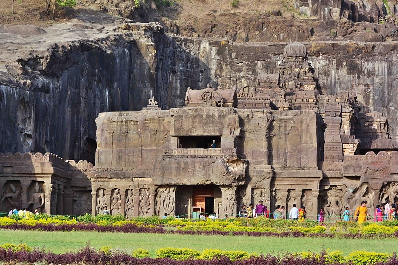 kailasa tempel ellora hohlen