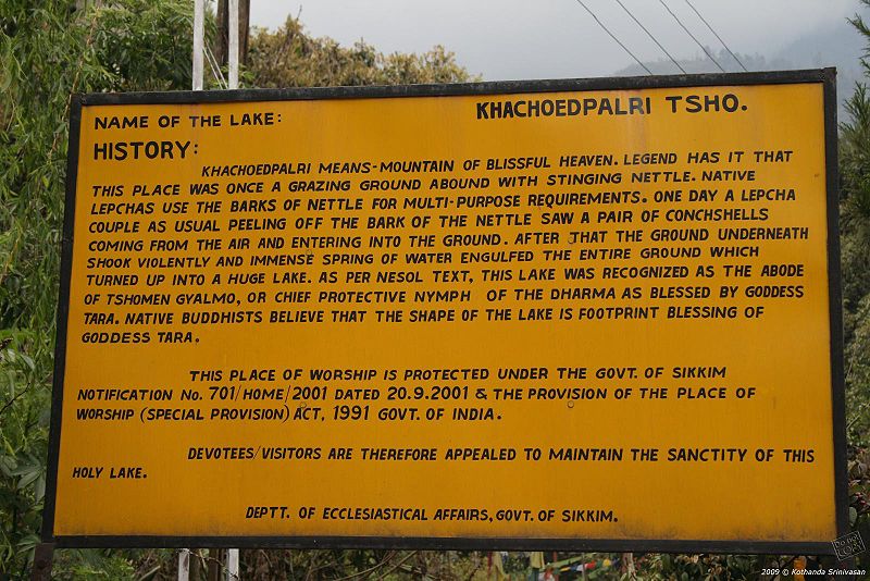 Khecheopalri Lake