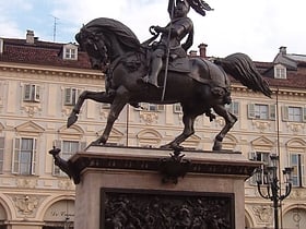 equestrian monument of emmanuel philibert turin