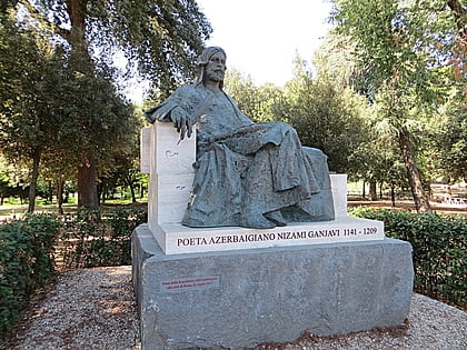 Monument de Nizami Ganjavi à Rome