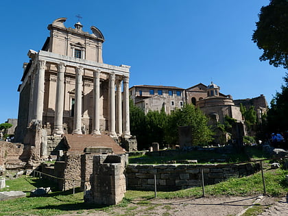 tempel des antoninus pius und der faustina rom