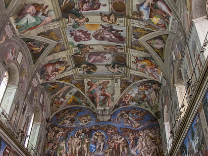 plafond de la chapelle sixtine rome