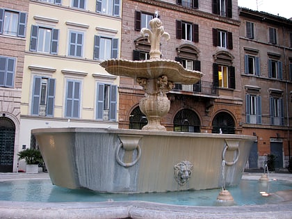 fontaines de la place farnese rome