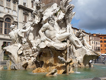 fontana dei quattro fiumi rome