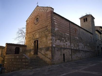 chiesa di santa maria in canonica colle di val delsa