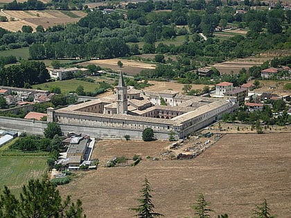 abbey of the holy spirit at monte morrone maiella national park