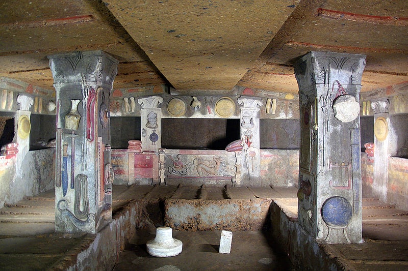 tomb of the reliefs cerveteri