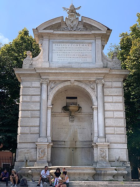 Fontaine de Ponte Sisto