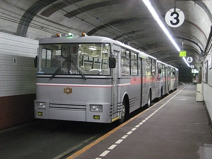 kanden tunnel trolleybus chubu sangaku national park