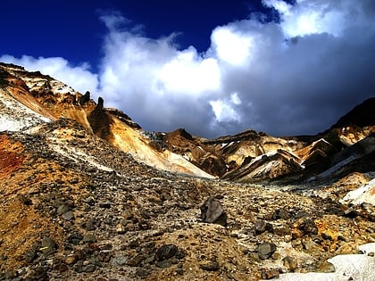groupe volcanique tokachi parc national de daisetsuzan