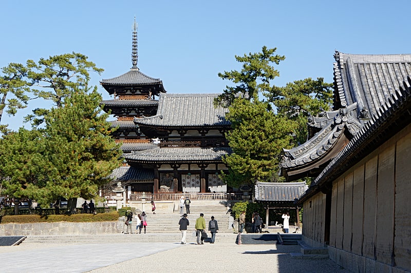 monuments bouddhistes de la region de horyu ji
