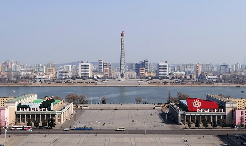 wieza idei dzucze pjongjang
