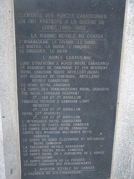 Gapyeong Canada Monument