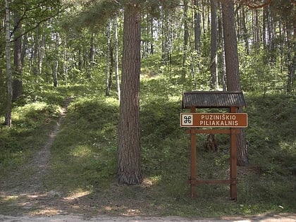 puziniskio piliakalnis parc national daukstaitija