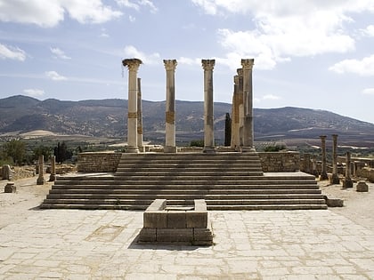 capitoline temple site archeologique de volubilis