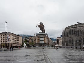 macedonia square skopje