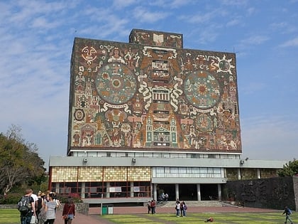 biblioteka narodowego uniwersytetu meksykanskiego miasto meksyk