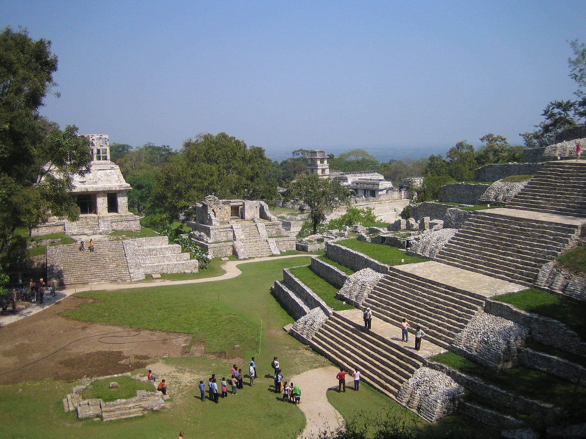 Zona arqueológica de Palenque, México