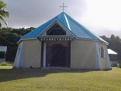 st anne chapel lifou island