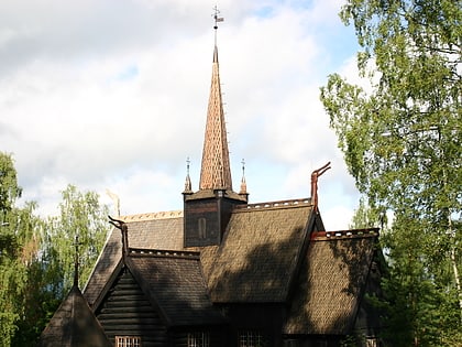 iglesia de madera de garmo lillehammer