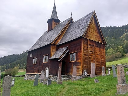 iglesia de madera de lomen