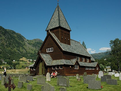 iglesia de madera de roldal