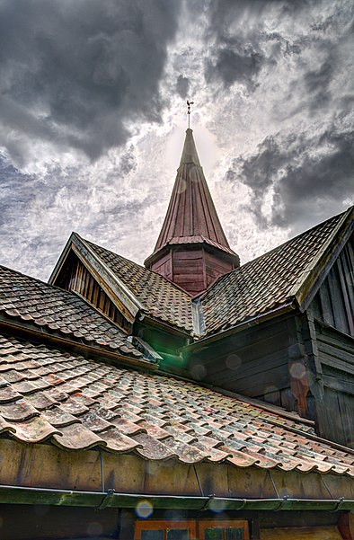 Iglesia de madera de Rollag