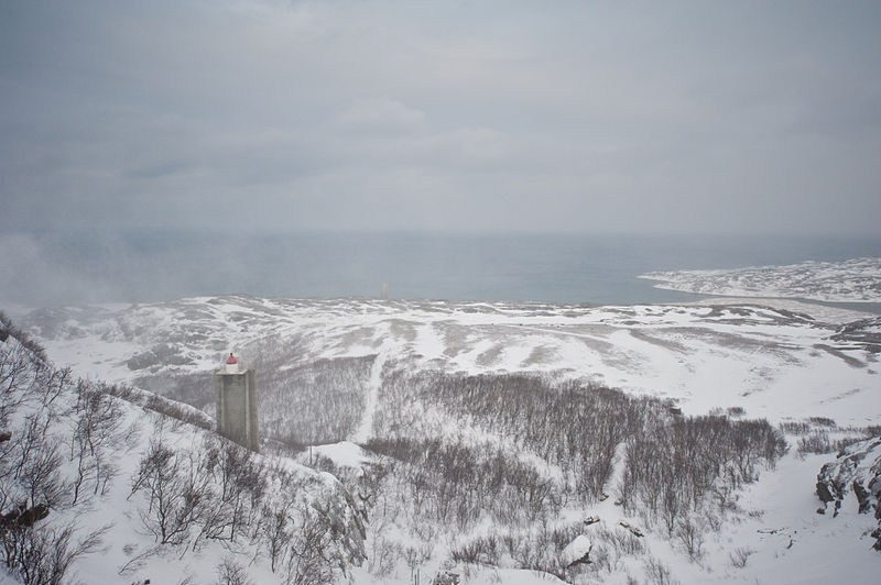 Grenze zwischen Norwegen und Russland