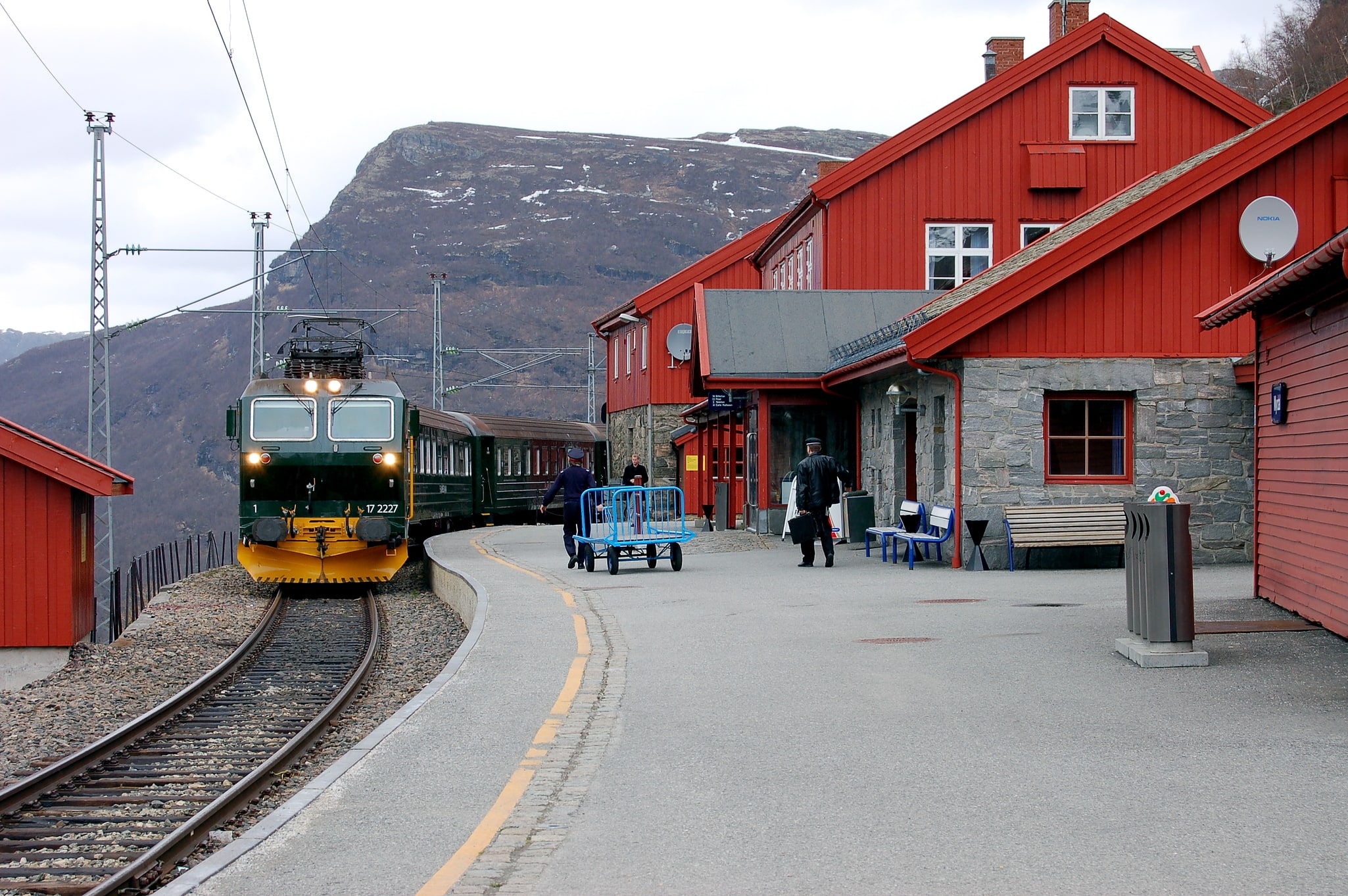 Bahnhof Myrdal, Norwegen