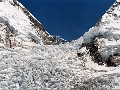 glaciar de khumbu monte everest