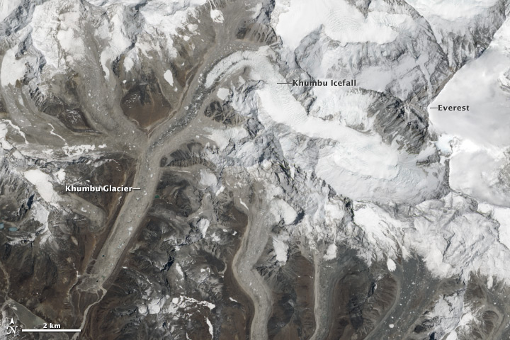 Cascade de glace du Khumbu