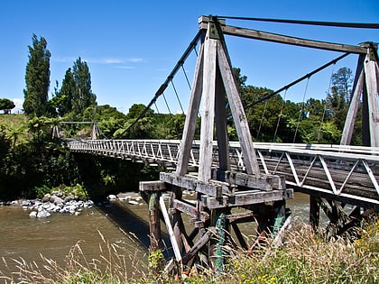Bertrand Road suspension bridge