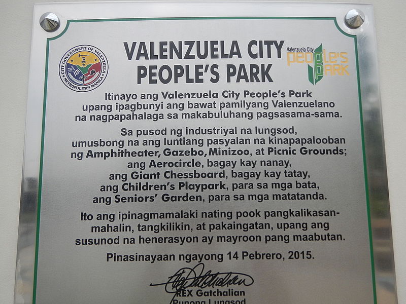 Valenzuela People's Park