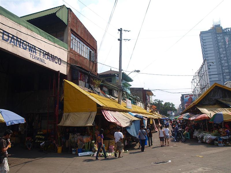 Dangwa flower market