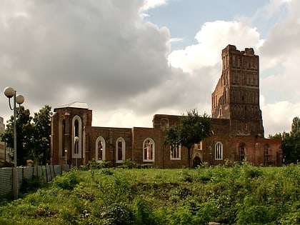 ruins of st nicholas church glogow