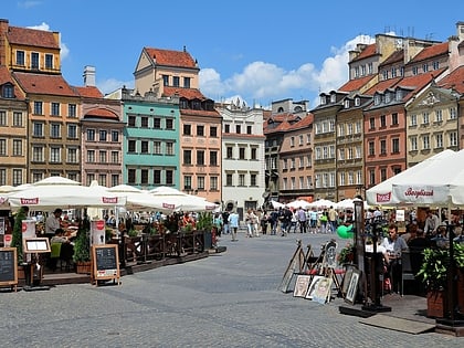 Plaza del Mercado del centro histórico de Varsovia