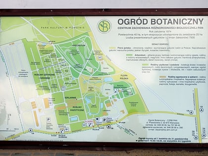 botanical garden warschau