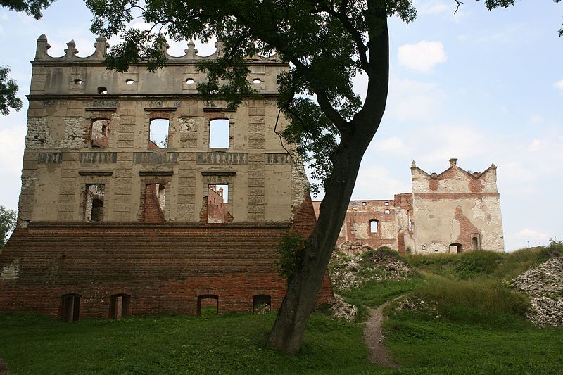 Ruiny zamku w Krupem