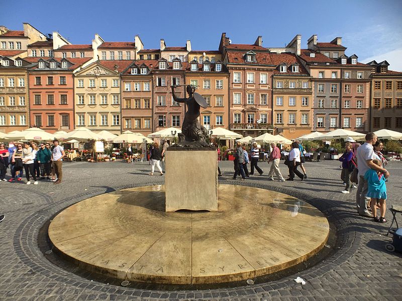 Plaza del Mercado del centro histórico de Varsovia