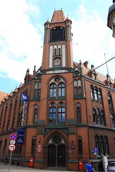 Main Post Office building in Bydgoszcz