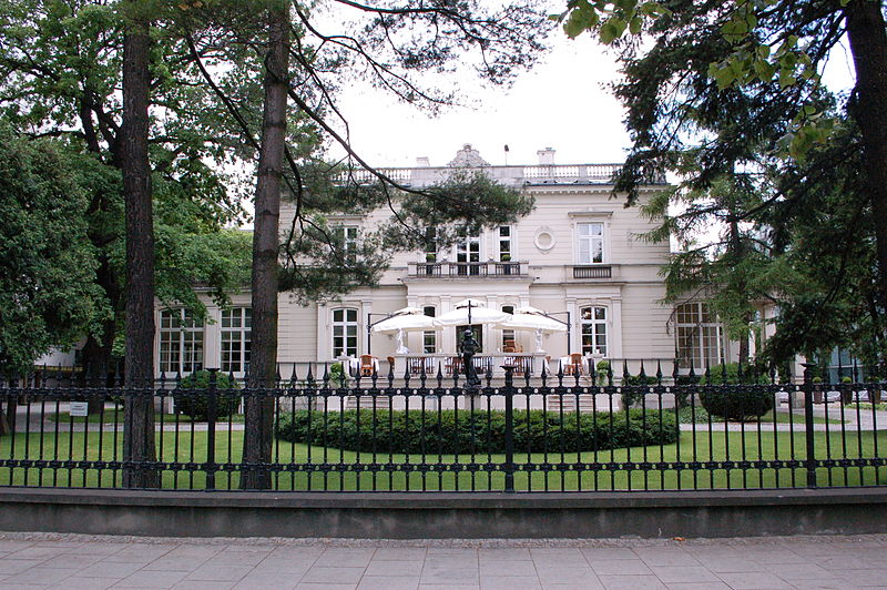 Sobański Palace in Warsaw