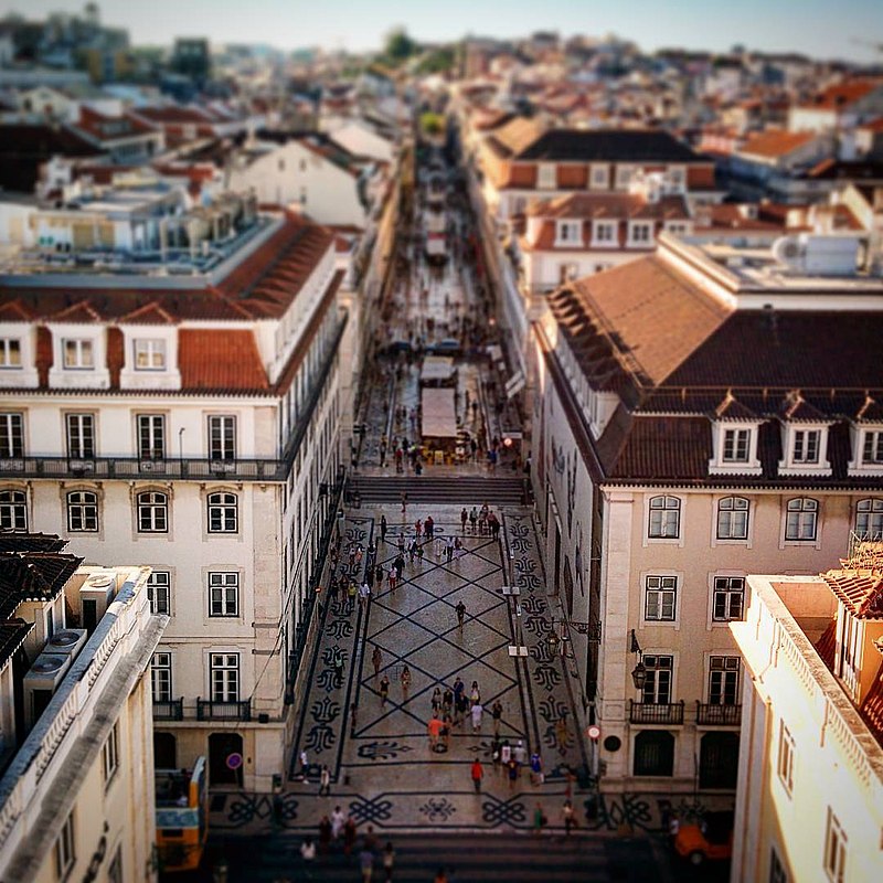 Baixa von Lissabon