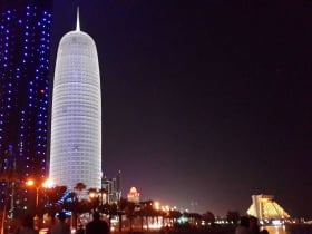 doha high rise office building