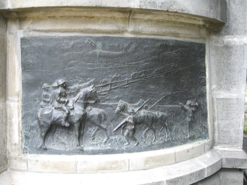 Attacking Cavalryman Statue