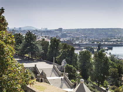 big staircase in kalemegdan park belgrade